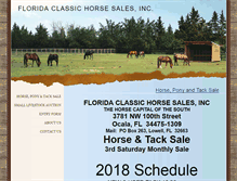 Tablet Screenshot of floridaclassicsales.com